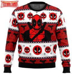 Deadpool Guy Ugly Christmas Sweater