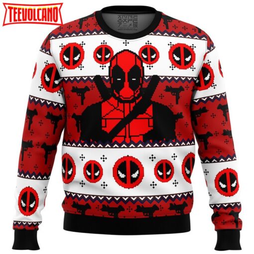 Deadpool Guy Ugly Christmas Sweater