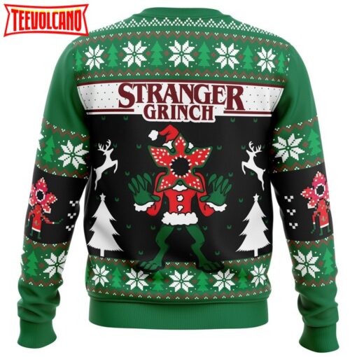 Demogorgon Stranger Grinch Stranger Things Ugly Christmas Sweater