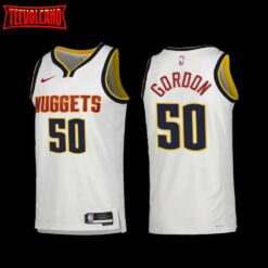 Denver Nuggets Aaron Gordon 2022-23 White Association Edition Jersey