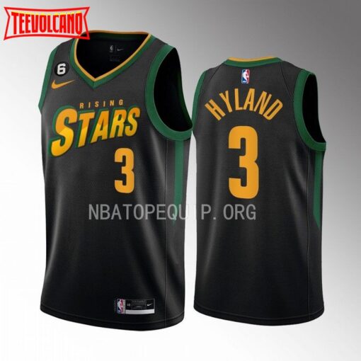 Denver Nuggets Bones Hyland 2023 NBA Rising Stars Black Jersey