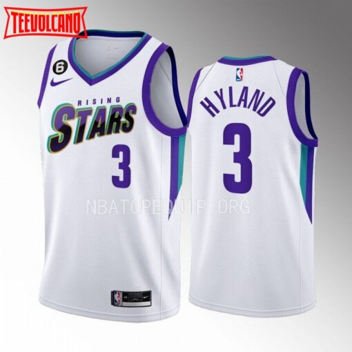 Denver Nuggets Bones Hyland 2023 NBA Rising Stars White Jersey