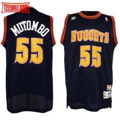 Denver Nuggets Dikembe Mutombo Black Throwback Jersey