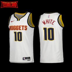 Denver Nuggets Jack White 2022-23 Association Edition Jersey White