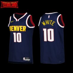 Denver Nuggets Jack White 2022-23 Icon Edition Jersey Navy