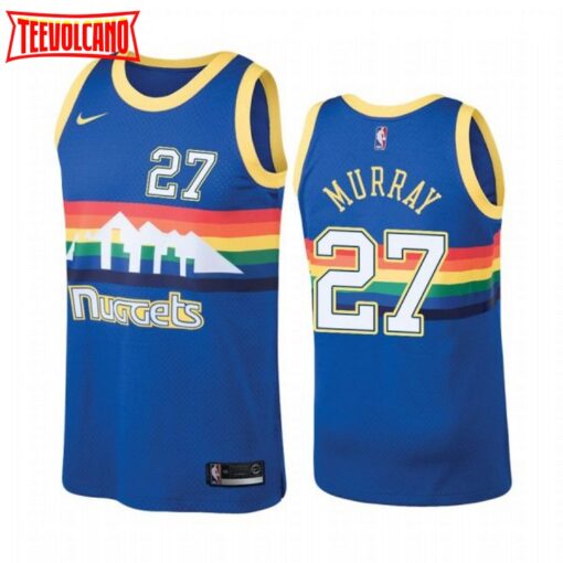 Denver Nuggets Jamal Murray 2020 Blue Classics Jersey