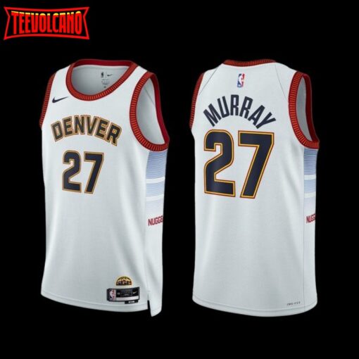 Denver Nuggets Jamal Murray 2022-23 City Edition Jersey Sliver