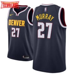 Denver Nuggets Jamal Murray Navy Icon Jersey