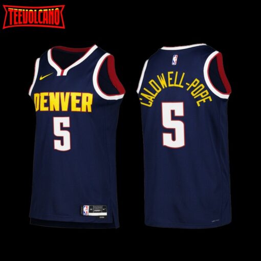 Denver Nuggets Kentavious Caldwell-Pope 2022-23 Icon Edition Jersey Navy