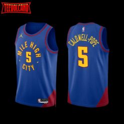 Denver Nuggets Kentavious Caldwell-Pope 2022-23 Statement Edition Mile High City Jersey Blue