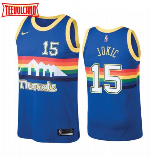 Denver Nuggets Nikola Jokic 2020 Blue Classic Jersey