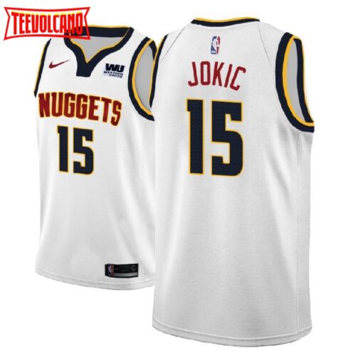 Denver Nuggets Nikola Jokic White Association Jersey