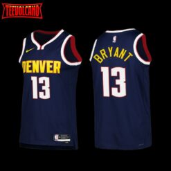 Denver Nuggets Thomas Bryant 2022-23 Icon Edition Jersey Navy