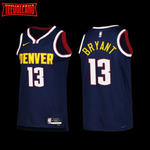 Denver Nuggets Thomas Bryant 2022-23 Icon Edition Jersey Navy