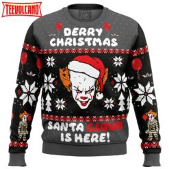 Derry Christmas Pennywise the Clown Ugly Christmas Sweater