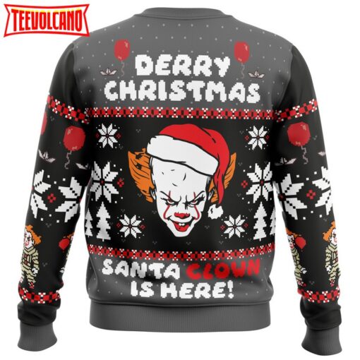 Derry Christmas Pennywise the Clown Ugly Christmas Sweater