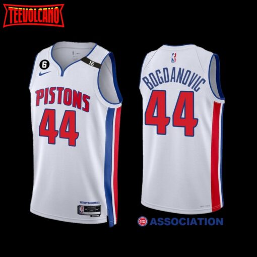 Detroit Pistons Bojan Bogdanovic 2022-23 Association Edition Jersey White