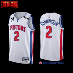 Detroit Pistons Cade Cunningham 2022-23 Association Edition Jersey White