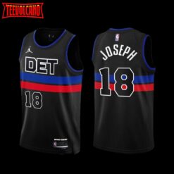 Detroit Pistons Cory Joseph 2022-23 Statement Edition Jersey Black