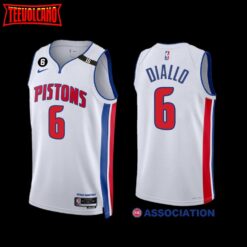 Detroit Pistons Hamidou Diallo 2022-23 Association Edition Jersey White