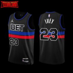 Detroit Pistons Jaden Ivey 2022-23 Statement Edition Jersey Black