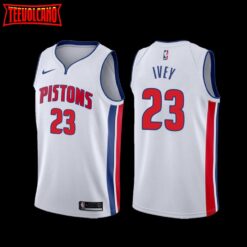 Detroit Pistons Jaden Ivey Association Edition White Jersey