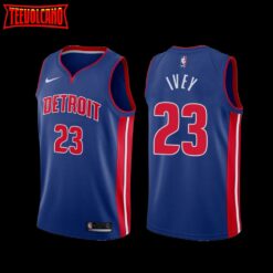 Detroit Pistons Jaden Ivey Blue Icon Edition Jersey