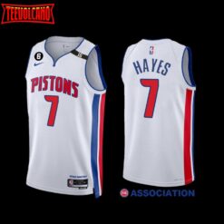 Detroit Pistons Killian Hayes 2022-23 Association Edition Jersey White