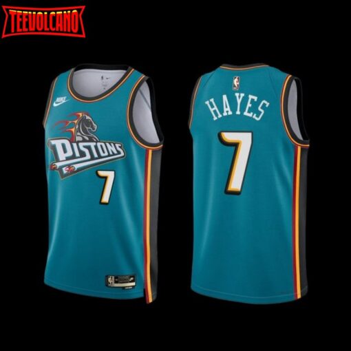 Detroit Pistons Killian Hayes 2022-23 Classic Edition Jersey Teal