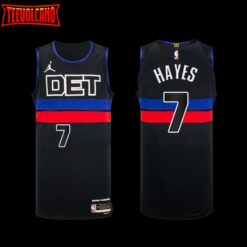 Detroit Pistons Killian Hayes Statement Edition Black Jersey