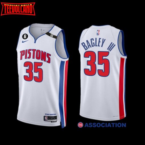 Detroit Pistons Marvin Bagley III 2022-23 Association Edition Jersey White