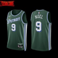 Detroit Pistons Nerlens Noel 2022-23 City Edition Jersey Green