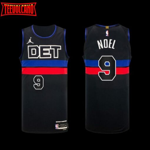 Detroit Pistons Nerlens Noel Statement Edition Black Jersey