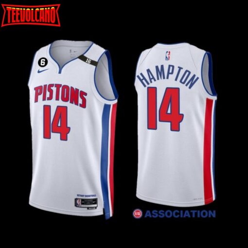 Detroit Pistons RJ Hampton 2022-23 Association Edition Jersey White