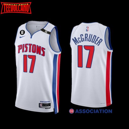 Detroit Pistons Rodney McGruder 2022-23 Association Edition Jersey White