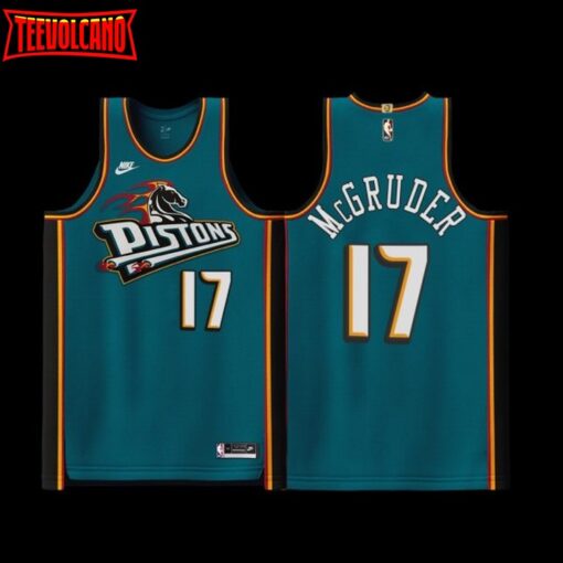 Detroit Pistons Rodney McGruder Classic Edition Teal Jersey