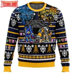 Digimon Ugly Christmas Sweater