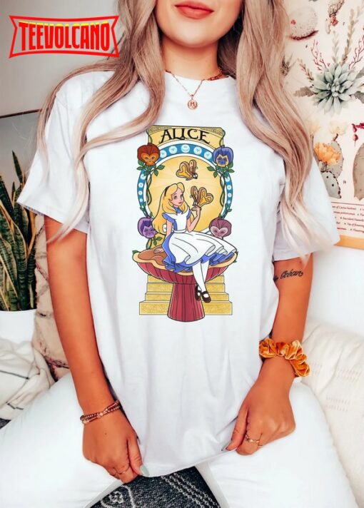 Disney Alice In Wonderland Vintage T-Shirt, Disney Princess Alice Shirt