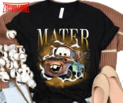 Disney Cars Tow Mater Graphic Poster Cute Character T-Shirt