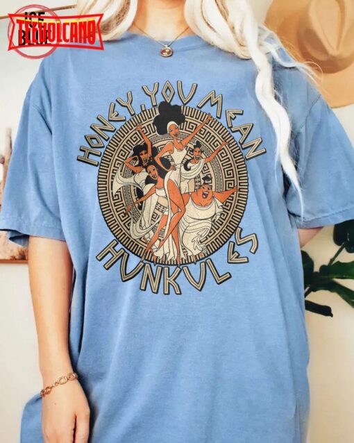 Disney Hercules Diva The Muses Honey You Mean Hunkules Retro 90s Shirt