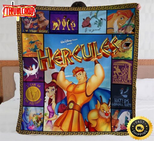 Disney Hercules Hero Blanket Gift For Fans Movie Disney