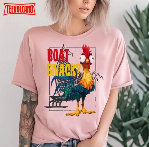 Disney Moana Hei Hei Boat Snack Graphic T-Shirt Shirt