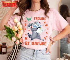 Disney Pocahontas Meeko Percy Flit Trouble By Nature T-Shirt