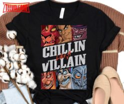 Disney Villains Chillin Like A Villain Group Portrait Shirt