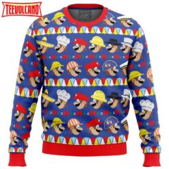 Do The Odyssey Super Mario Bros. Ugly Christmas Sweater