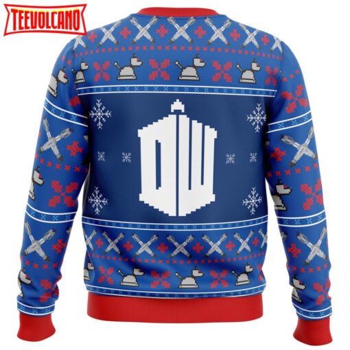 Doctor Who Tardis Ugly Christmas Sweater