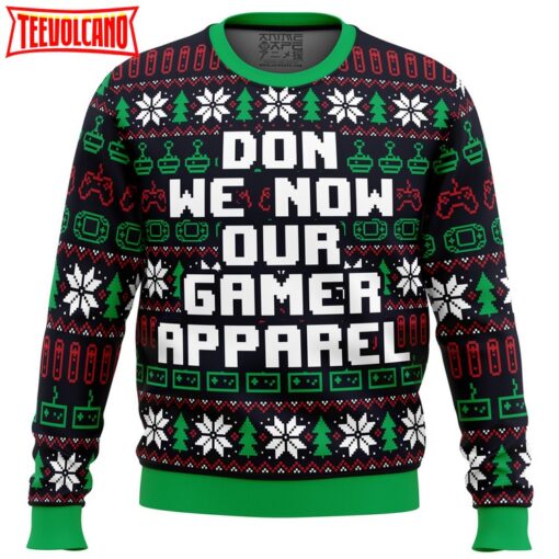 Don We Now Our Gamer Ugly Christmas Sweater