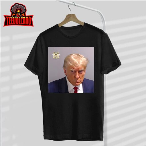 Donald Trump Mugshot  Lock Him Up Official Trump Mug Shot T-Shirt