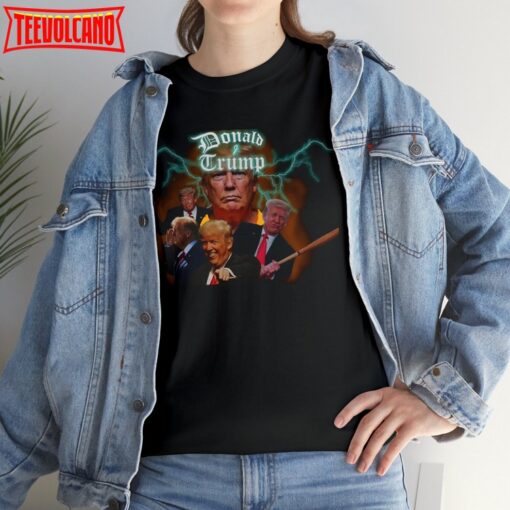 DONALD TRUMP MUGSHOT Vintage Bootleg Style T-Shirt