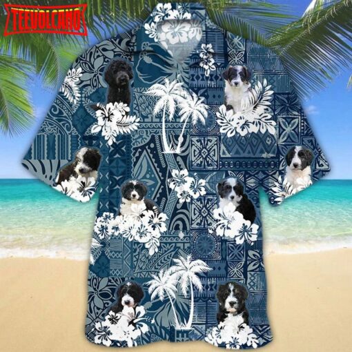 Doodle Hawaiian Shirt, Hawaiian Dog Shirt, Animal Hawaii Summer Beach Shirts